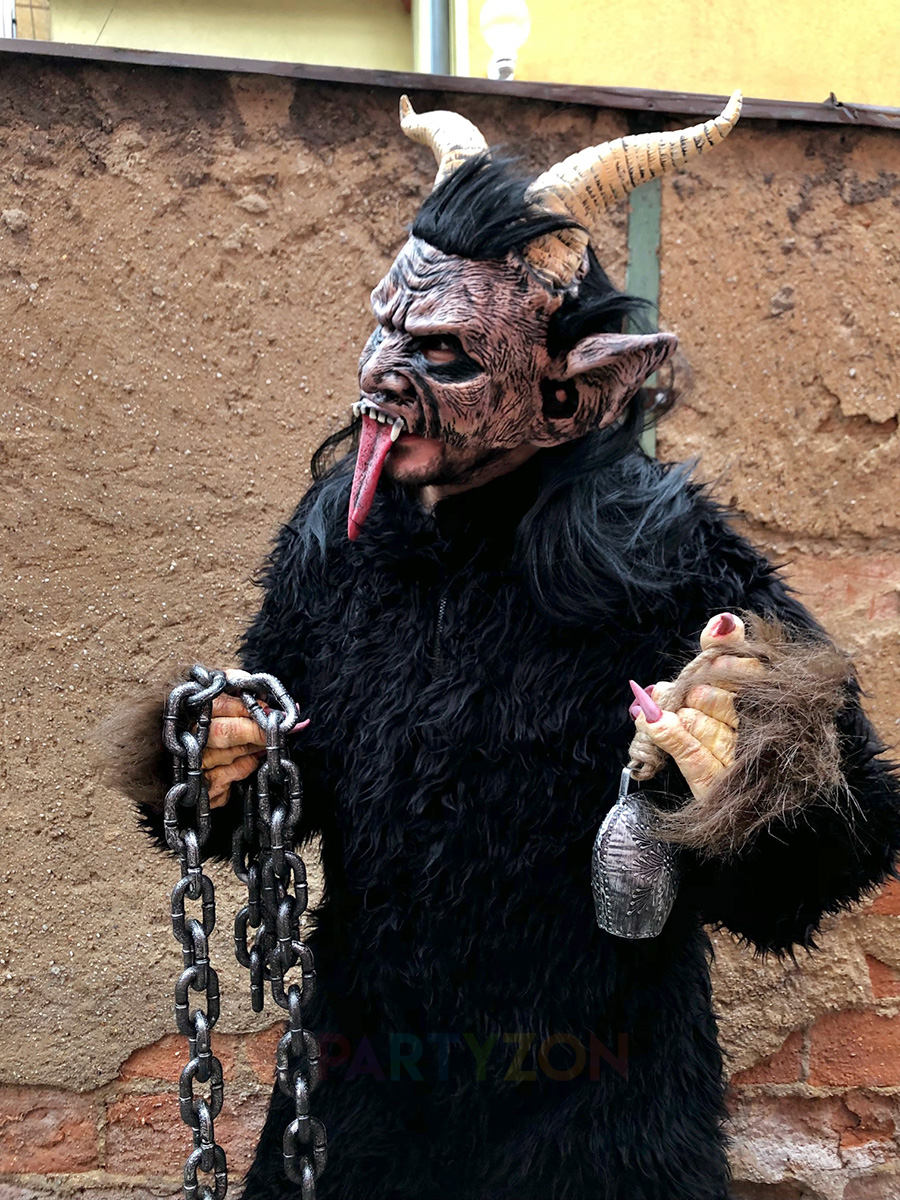 krampus kostym a maska pro certa